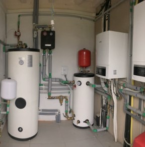 Instalació n geotérmica doméstica Ejemplo de una típica Instalación geotérmica doméstica